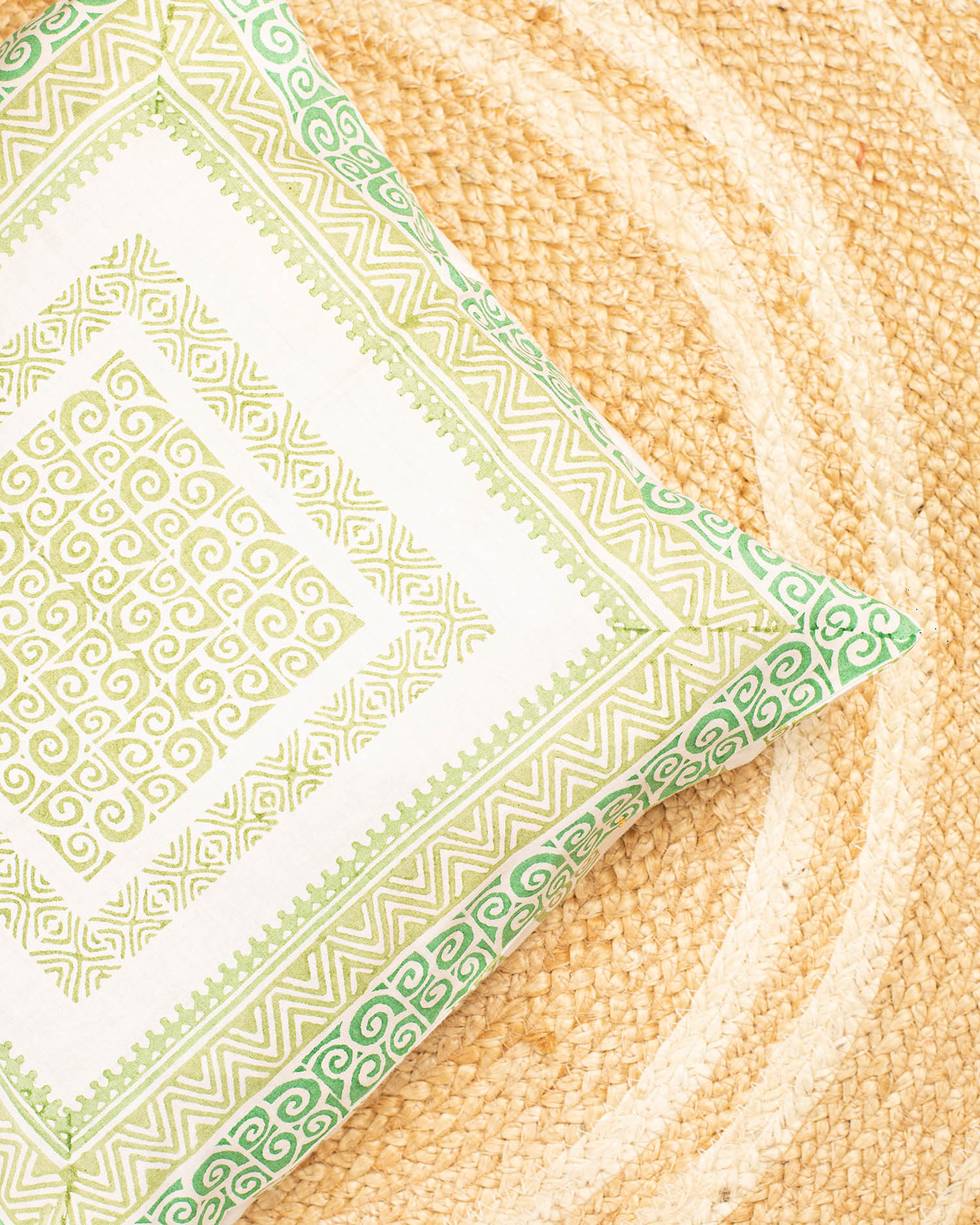 Block Printed on White II